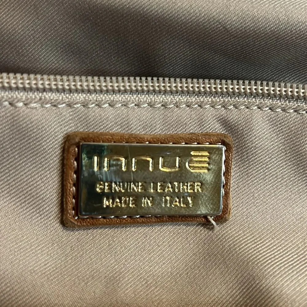 Destressed Leather Innue Bag